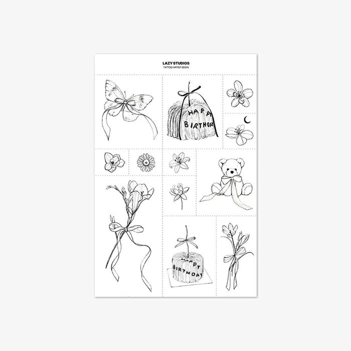 

Тату-мастер Seoin 01 Временная наклейка-тату