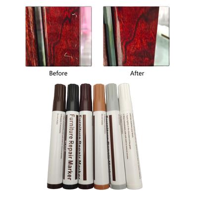 Furniture Repair Marker Furniture Marker Touch Up Wood Scratch Repair Marker for Wood Floors Table Door Furniture