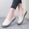 Women slip on Loafers Casual Moccasins Soft Flats Black Driving Shoes Summer Walking Shoes for Mother Plus Size