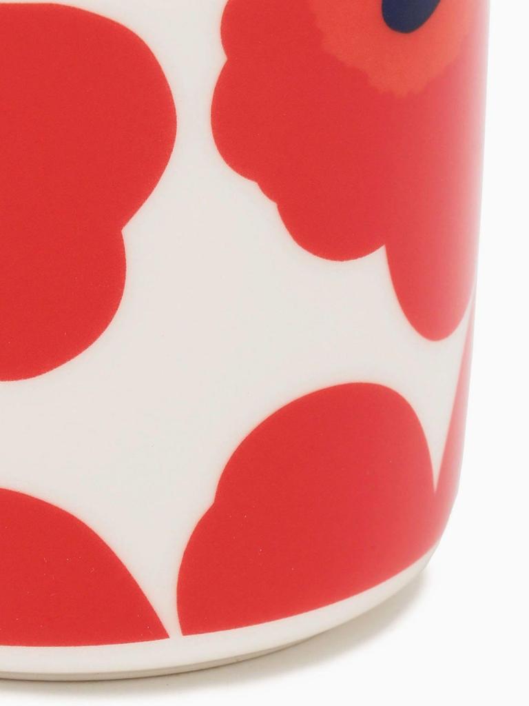 Marimekko Unikko Mini Latte Mug, Red (75), Set of 2, 52209-4-67849