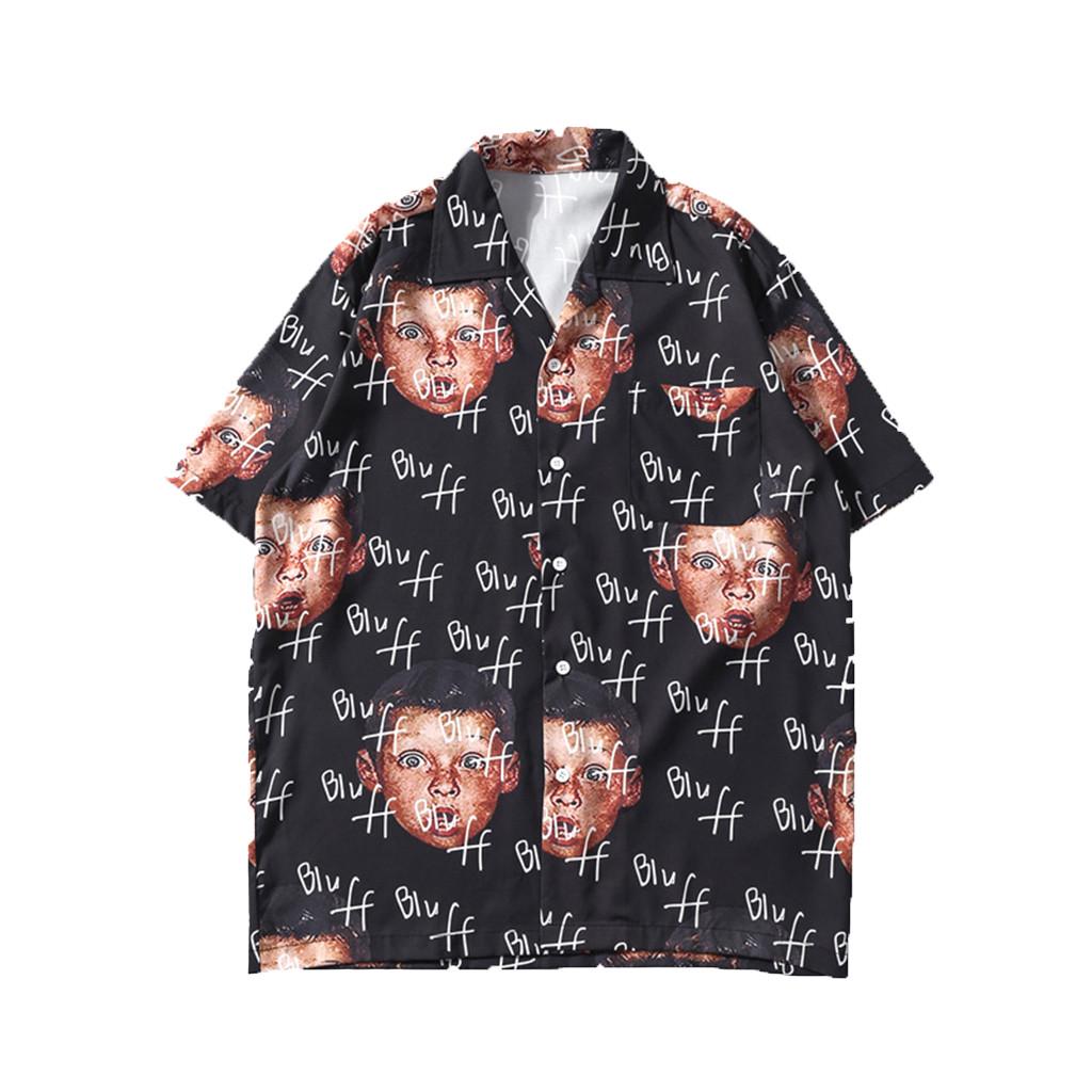 Мужская Летняя повседневная мода Рубашки Короткие рукава Пляж Loose Блузка Топы – купить по низким ценам в интернет-магазине Joom