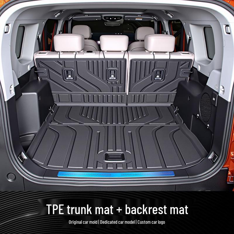 Compatible TPE Trunk Floor Mats for 26 Jetour Zongheng G700 2026 Models - Kui Xi Accessories.