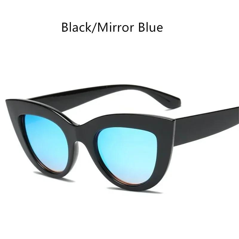 Vintage Cat Eye Sunglasses Woman Brand Designer Retro Sun Glasses Female Fashion Mirror Outdoor Shades Gradient