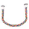 Bird Parrot Colorful Cotton Rope Standing Perch Bird Bungee Toy