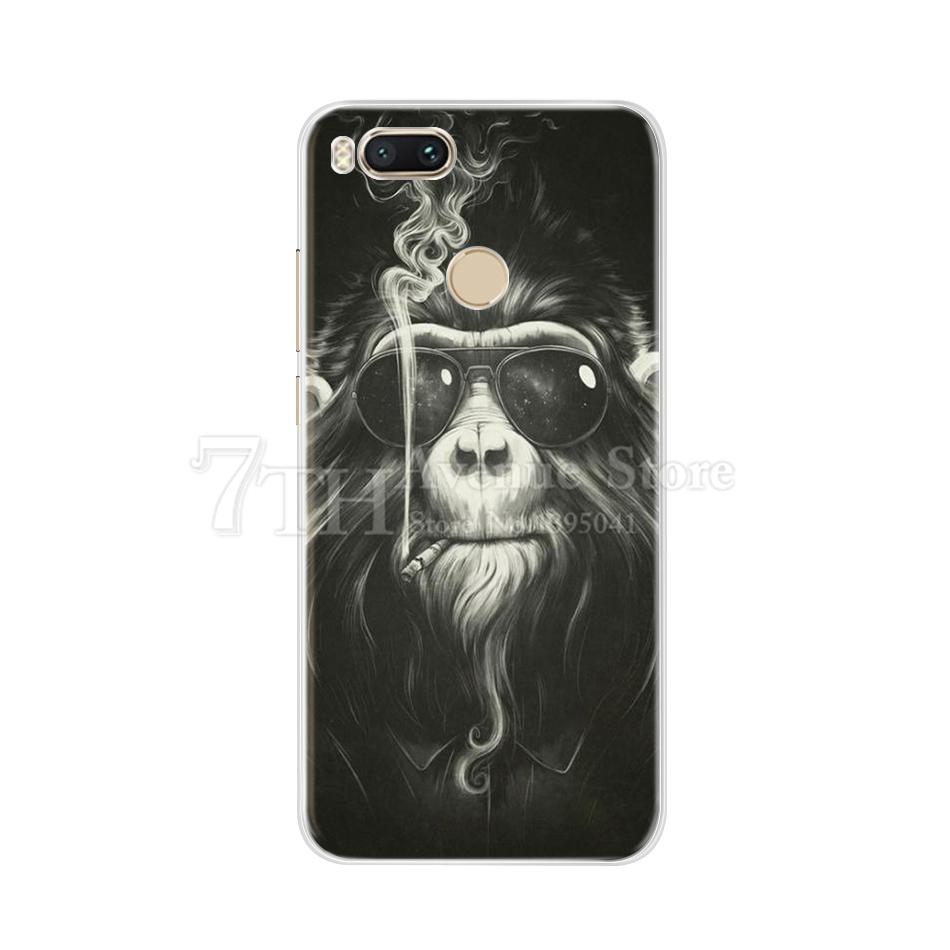 Pro Xiaomi Mi A1 Pouzdro Tištěné Pro Xaiomi Mi A1 TPU Pouzdro Pro Xiaomi Mi 5X Měkký Silikonový Zadní Kryt