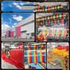 WEZHO Colorful Knotless Nylon Safety Net for Play