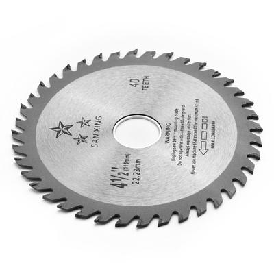 4.5inch/115mm 40 Teeth Carbide Circular Saw Blade Disc Cutter For Cutting Wood