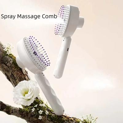 Selbstreinigende Nebel-Haarbürste Nachfüllbare Nebel-Massage-Haarkamm Elektrischer Haarkamm Zuhause