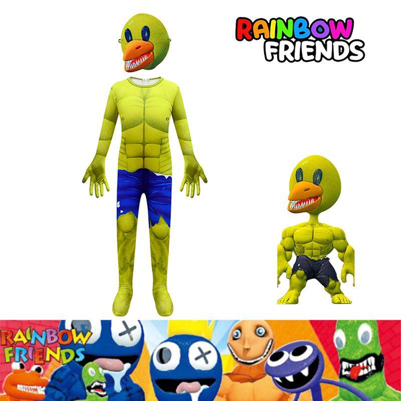 Roblox Rainbow Friends Cosplay Kostüm Jumpsuit für Kinder Perfekt für Halloween und Rollenspiele