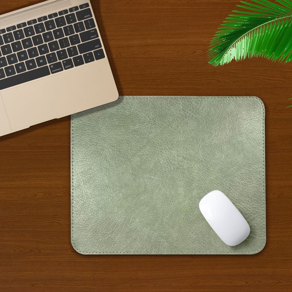 Non-slip Double-sided Mouse Pad Cowhide Leather Texture Mousepad High Quality Mice Mat Students