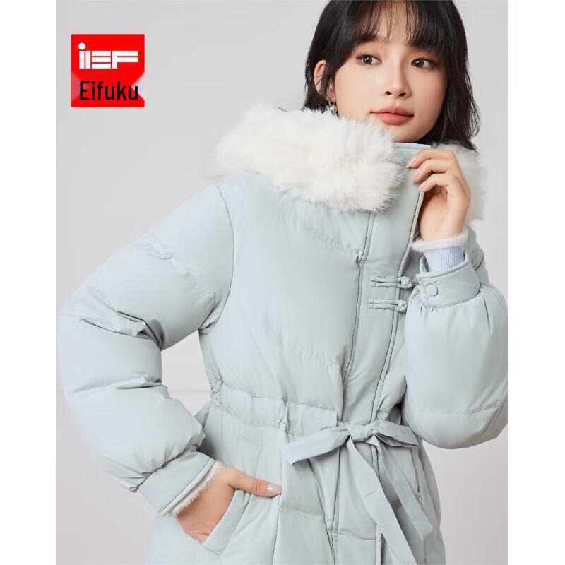 

Женская зимняя куртка-пуховик с капюшоном IEF 2024 M