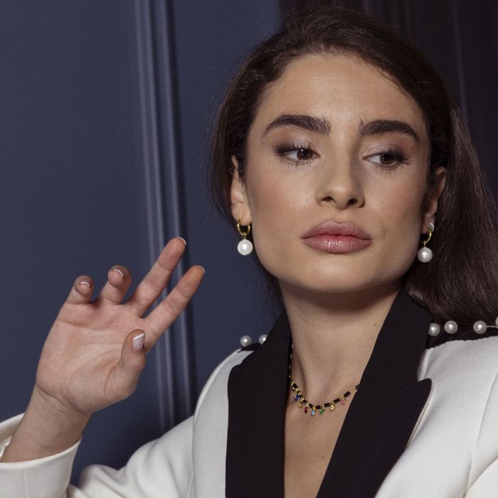 Collier - LUXENTER - Vusak - Argent 925 - Zircone multicolore - Or jaune 18K