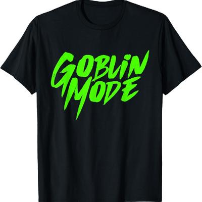 Goblin Mode Funny Goblincore Fantasy Creature Cave Monster T-Shirt