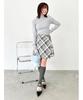 Roving Check Skirt Shorts LWFP254093GRY0