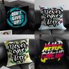 Never Give Up Cushion Cover Elegant Comfort Pillowcase Sofa Bed Doublesided Printed Invisible Zipper Home Decor