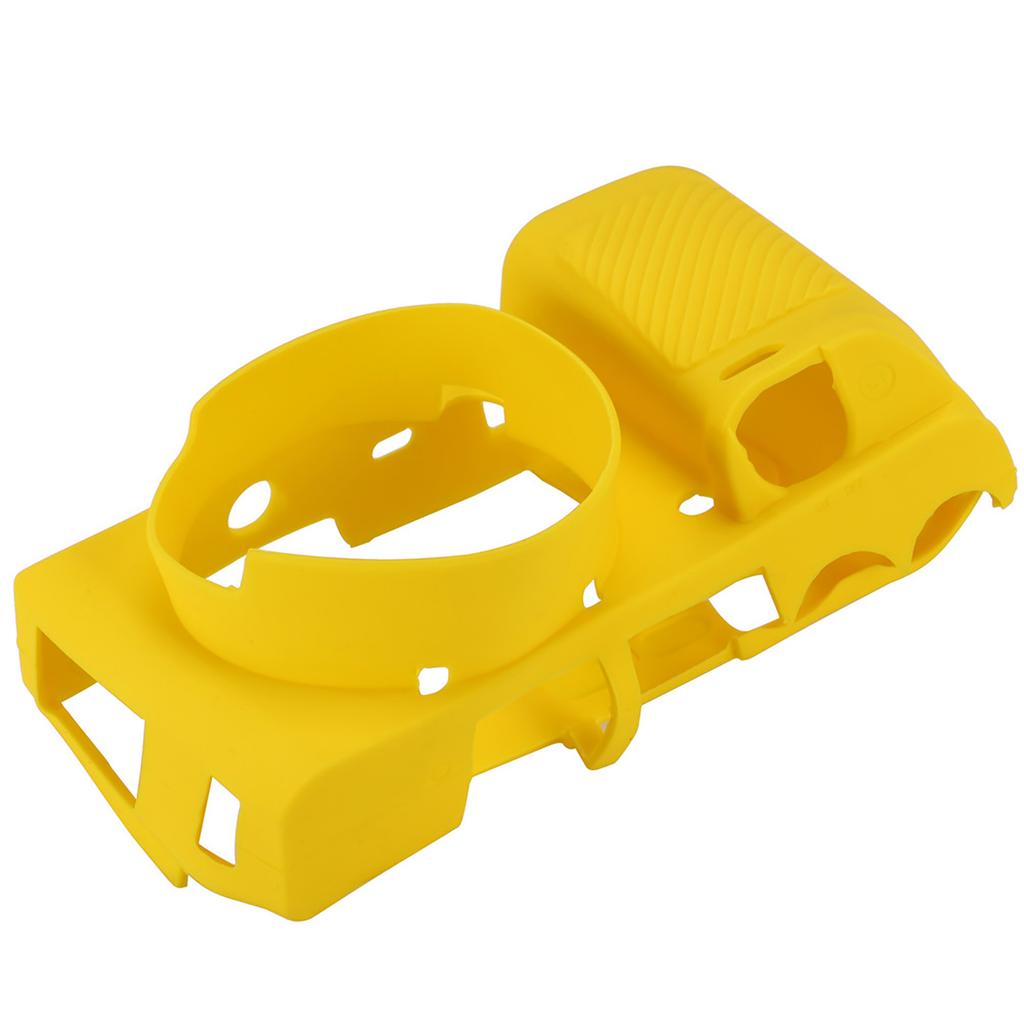 Soft Silicone Camera Case Protective Cover with Easy Access Design for Sony A6000 Yellow