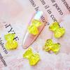 Women Sparkling Bear Pattern Resin Nail Art Sequin Sticker for DIY