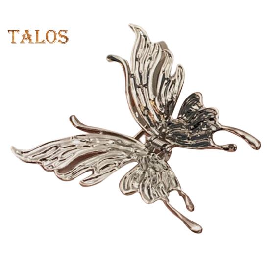 Butterfly Hair Clips for Women Metal Non-Slip Sparkly Hair Claws Elegant Butterfly Hair Accessories for Daily Wear Weddings Parties