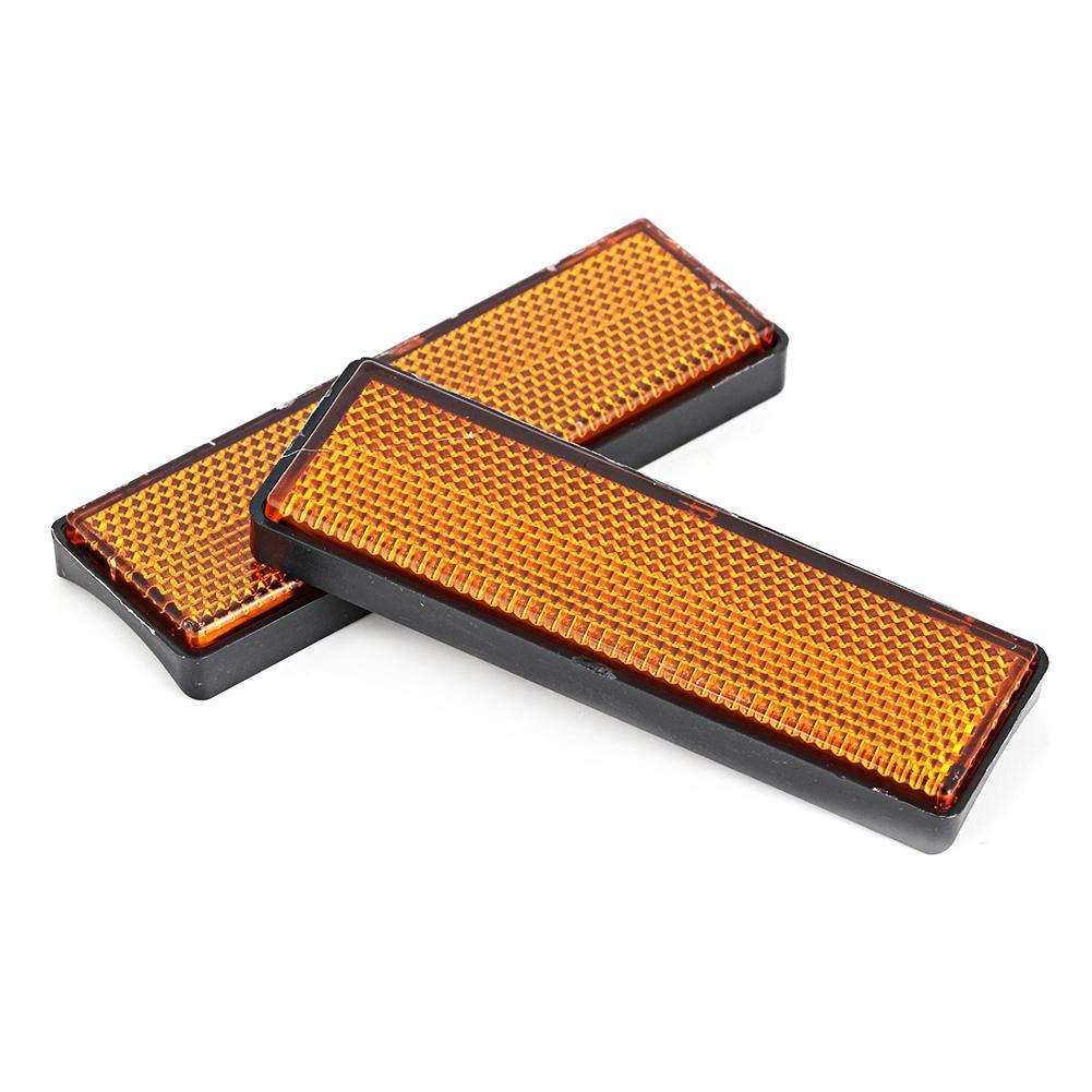2 Pcs Plastic Motorcycle Reflectors Tail Brake Stop Marker Part Fit for Ducati Monster