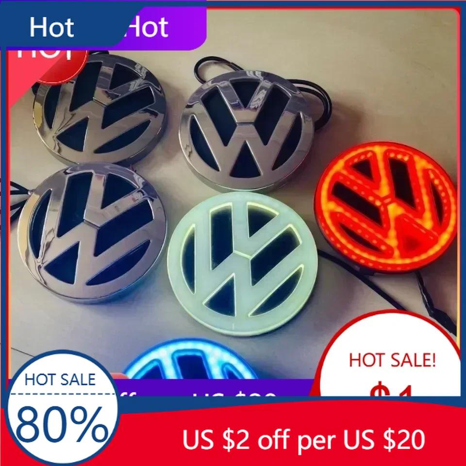 Nou Emblema LED 4D Volkswagen 11CM Față Spate Mașină Insignă lumină Pentru VW Polo Golf Jetta Beetle CC Tiguan Touran Passat MK7 MK5