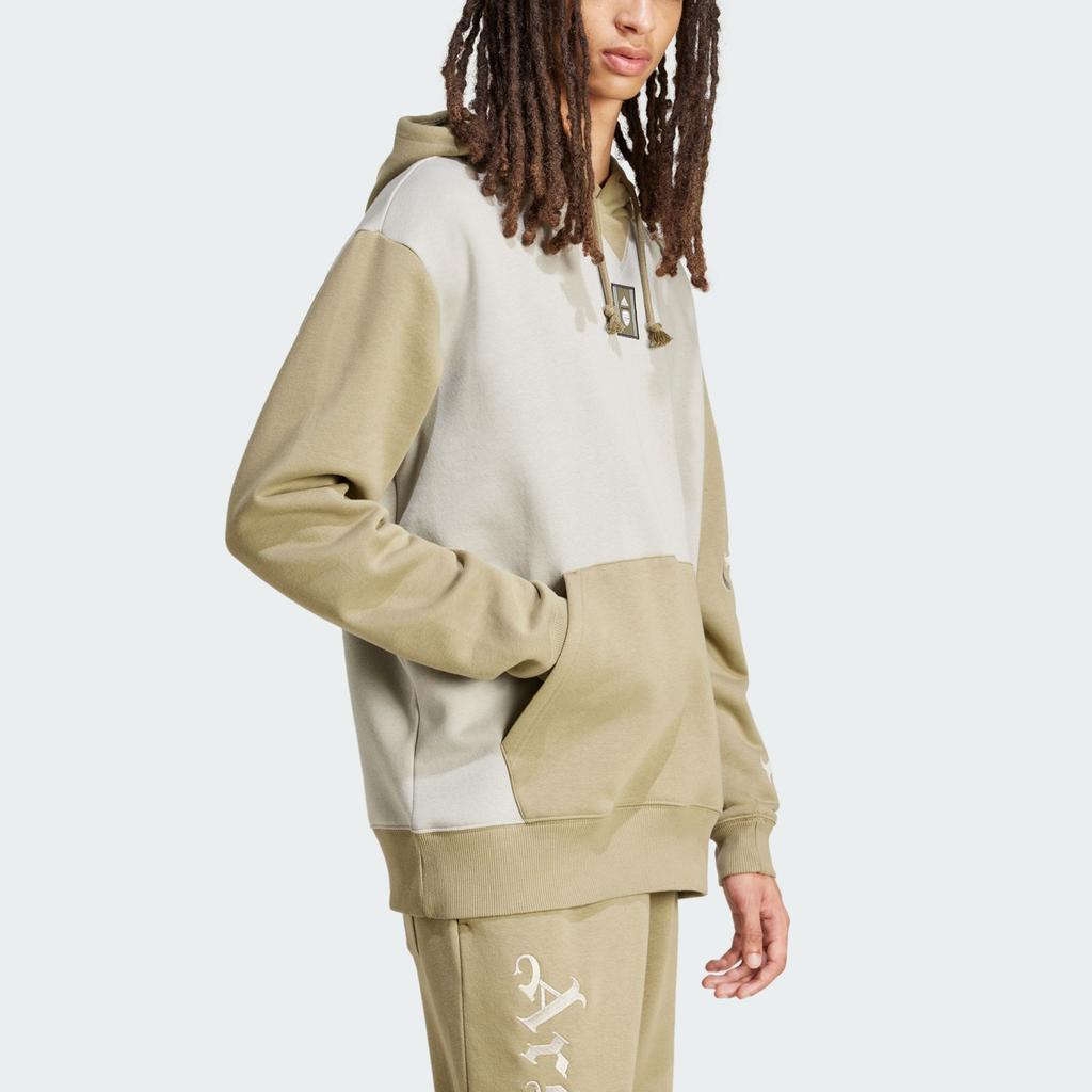 Adidas Arsenal Saison-Hoodie Orbitgrün/Federgrau Herren Streetwear IT4112