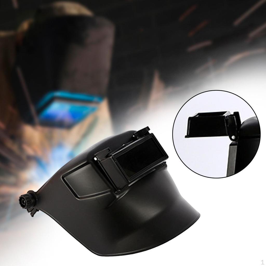 Flip Front Welding Face Auto Darkening and Clear Lens Full Protection for Forestry, Gardening,
