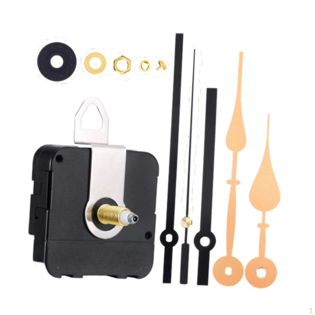 Clock Mechanism Set for Wall Clocks with Utility Parts