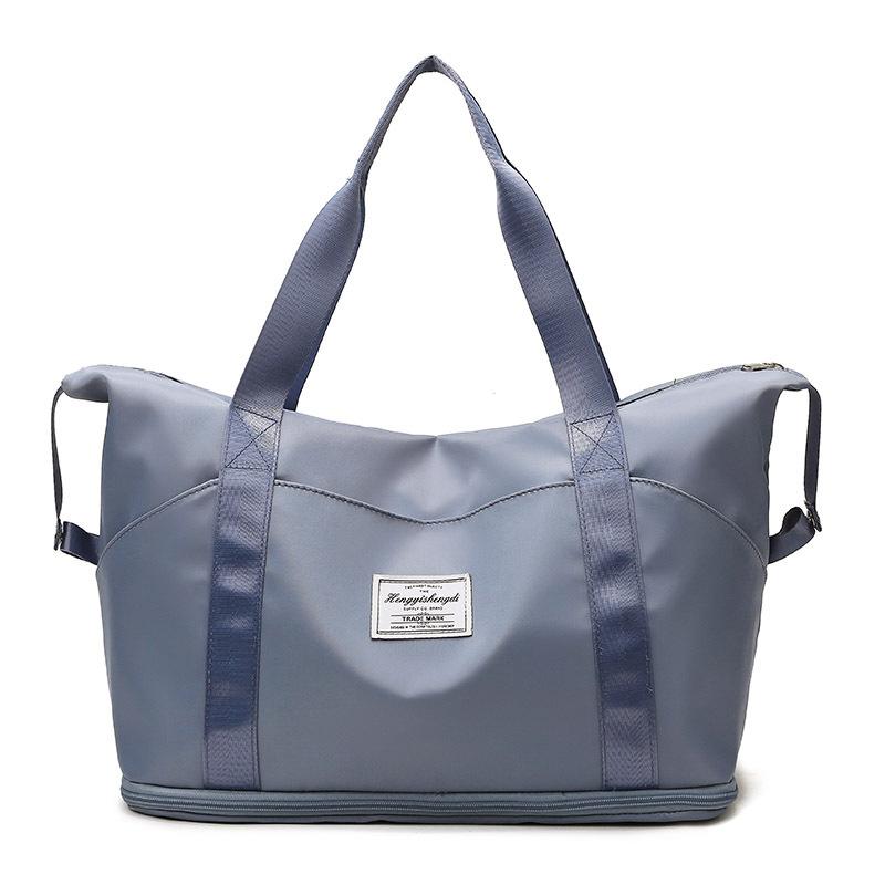 Travel Bag Expandable Ultra-large Capacity Fitness Bag Lightweight and Simple Style for Men and Women Universal Business Travel Bag