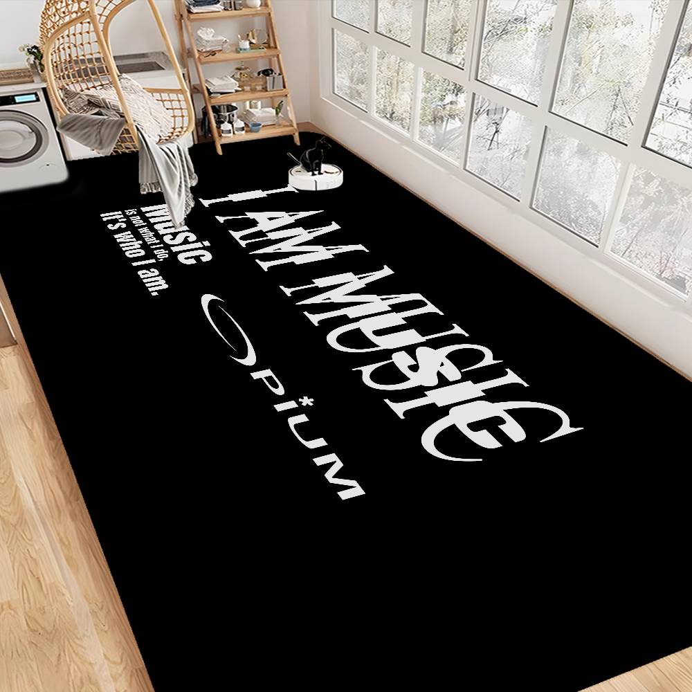 O-Opium Rap Playboi Carti Hallway Carpet Retro Multiple Choice Living Room Kitchen Rug Non-Slip Welcome Rug