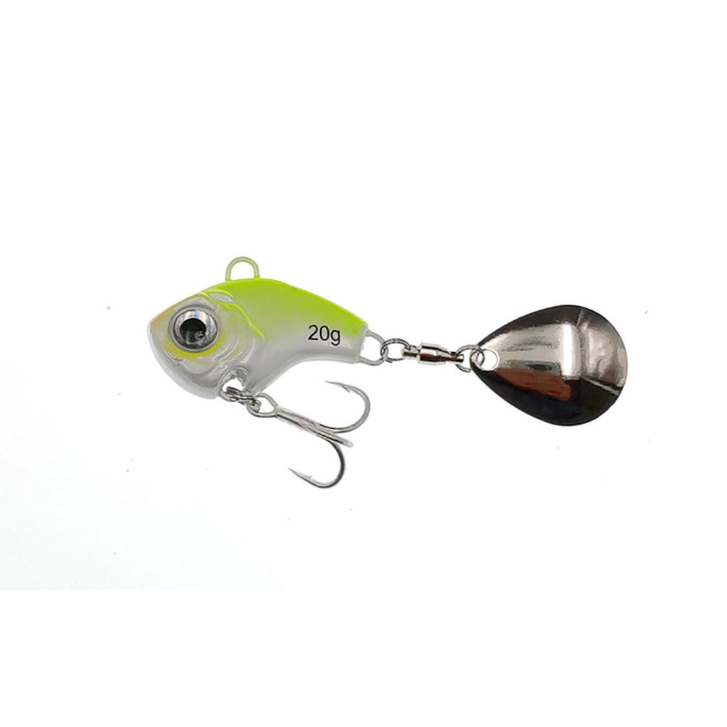 Metal Vib Fishing Lures With Spinner Blade Super Long Casting Fake Baits For Freshwater Saltwater