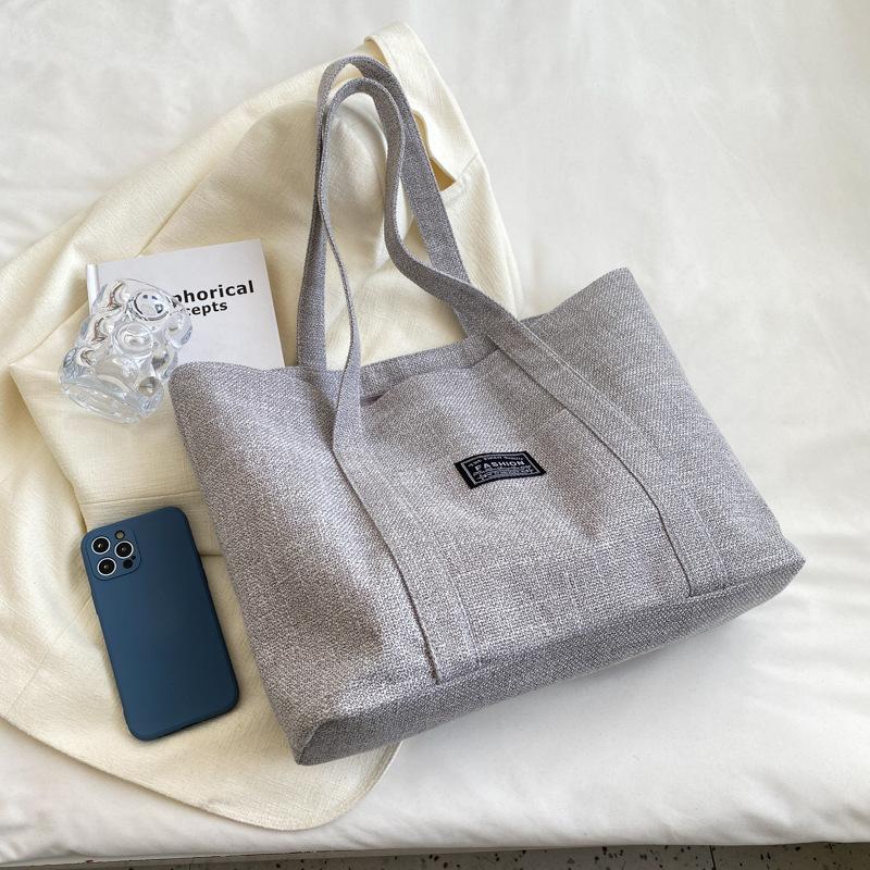 2025 New Women's Shoulder Tote Bag, Trendy and Fashionable Portable Shopping Bag, Large and Simple Going Out Storage Bag