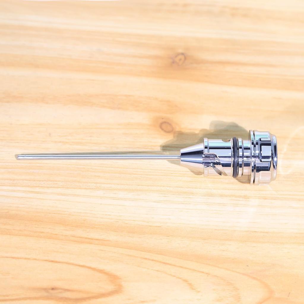 Oil Temperature Dipstick Compatible for Harley 2018-2024 Softail Slim Low Rider FXLR Breakout Fat Boy Street Bob (Chrome)