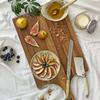 LAGUIOLE Jeanneron Laguiole Ivory Cheese Cutter (Large) + Bread Knife (Choose 1) Set