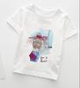Summer Boys  Kids Fashion Girl Tshirts Casual Wear Lovely Cozy Boys T Shirt Round Neck Polyester Fabric Girls Clothes