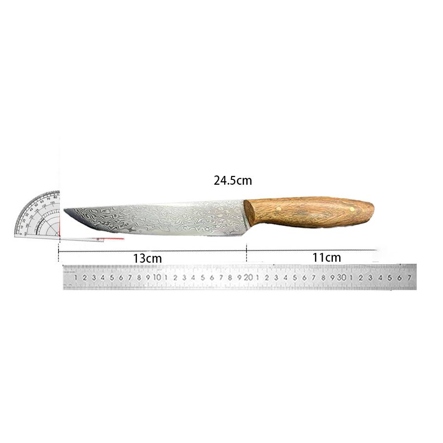 5 Inch Utility Knife With Cover 67 Layer Damascus Steel Blade Wood Handle Sharp Chef Cleaver Paring Kitchen Knives Cooking Tools
