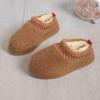 Fashion Women Snow Boots 2025 New Foreign Plus Size Warm Casual Outer Wear Cotton Shoes Women Anti-slip Slip on Shallow Ankle Boots