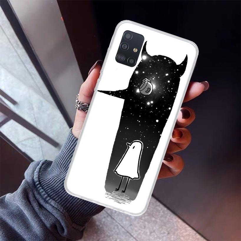 Oyasumi Punpun Phone Case For Samsung Galaxy A12 A52S A42 A32 A22 A51 A50 Note 20 Ultra 10 S10 Plus A71 A70 A31 A30 A10S Galaxy