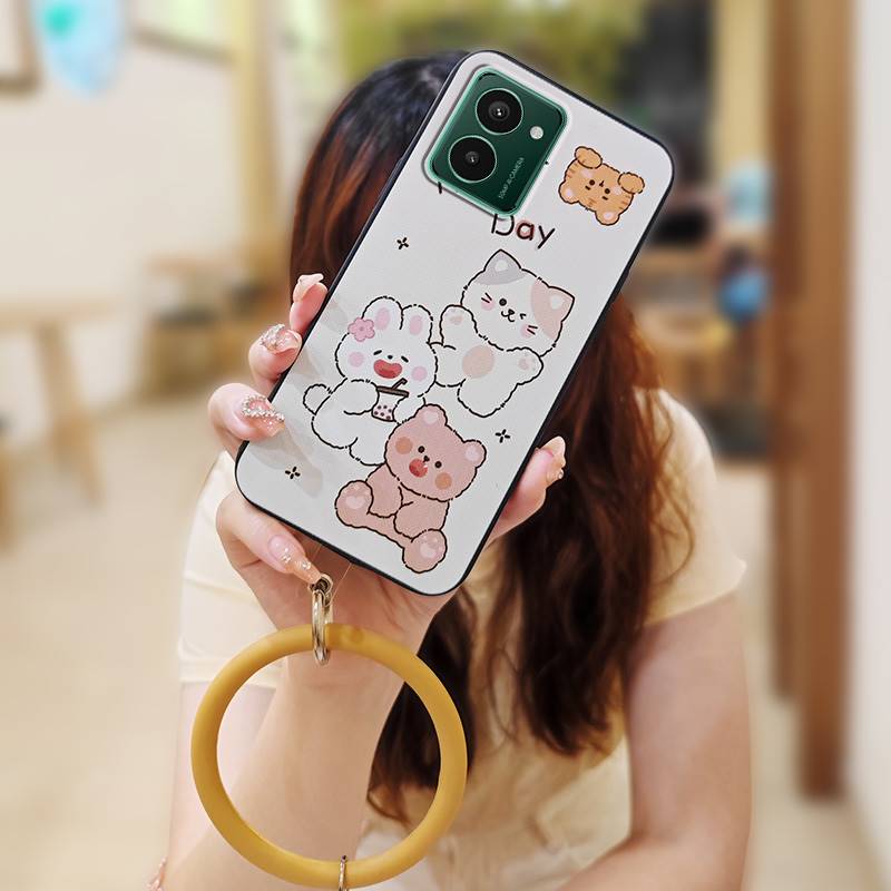 Youth Soft Case Phone Case For Nokia HMD Pulse/Pulse+/Pulse Pro Anti-knock Funny Cute Bracelet Ring Creative Waterproof