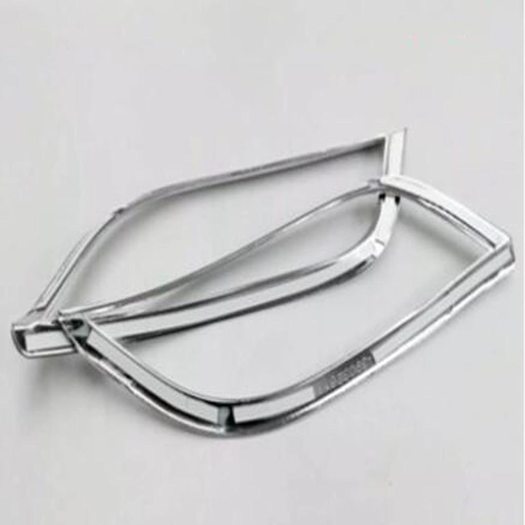 For Jeep Compass 2017-2020, ABS Chrome Car Rear Fog Light Cover Trim Tail Foglight Lamp Frame Styling Accessories