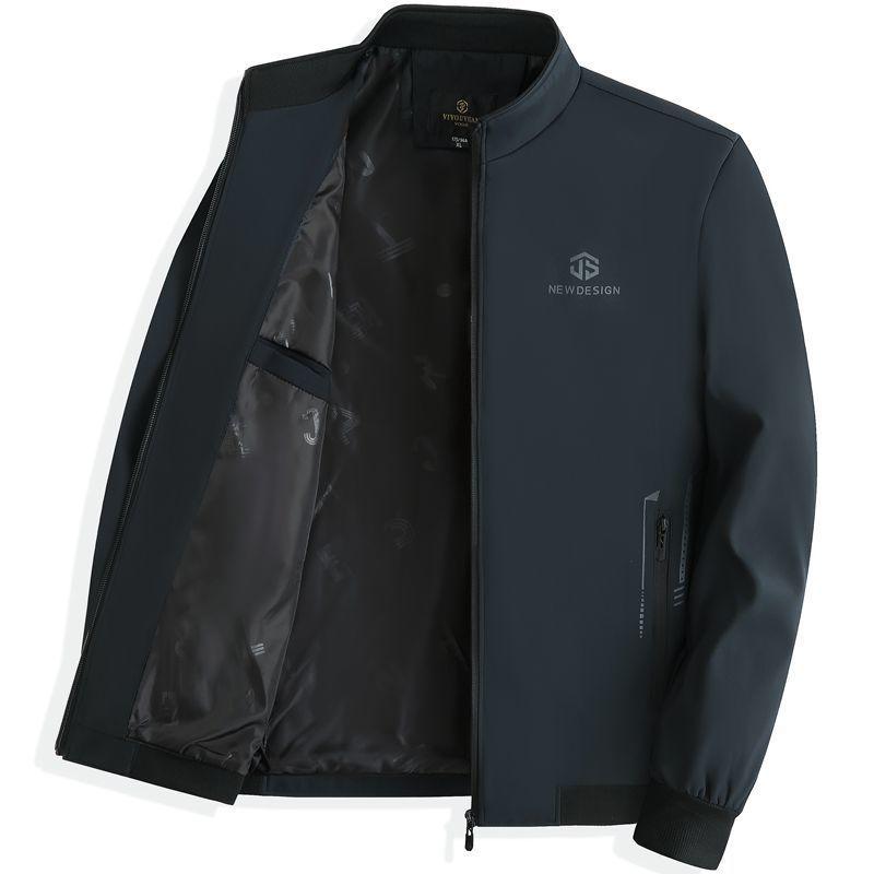 

Men s Stand Collar Lightweight Jacket for Spring & Fall 4XL