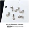 Chrome Hearts Cross Pendant Nail Art: Star, Moon, Butterfly Wearable Nail Drill Accessories