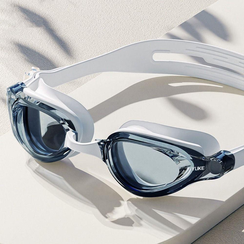 High-definition Swim Eyewear Glasses Adjustable Flat Transparent Goggles Swimming Goggles  Beach