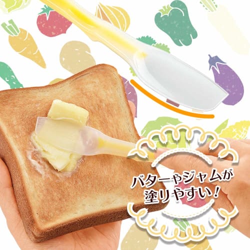 Shimomura Kogyo Full Veggie Smile Soft Spoon FVS-618, Made In Japan, Tsubame-Sanjo, Niigata