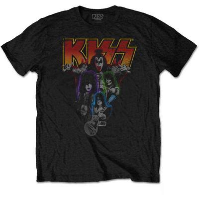 Kiss - Band Neon (Maglietta)