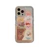 Lovely Stand Holder Cartoon Shockproof Dog Bear Rabbit Duck Animal Family Cute Phone Case For Iphone 11 12 Promax 14 Pro Max 13