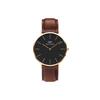 [Official Shop/2-Year Warranty/Authentic Import] Daniel Wellington DW Watch for Men and Women, Classic St. Mawes G Black, 40mm. Stylish and Popular Lu