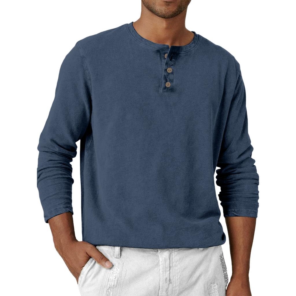 Men's Loose Casual Long-sleeved Lapel Zip-up Hoodie