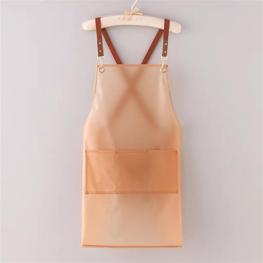 Neue Schürze Wasserdicht Und Öl-proof Strap Modische Koreanische-stil Overalls Haushalt Küche Kochen Frauen TPU Arbeitskleidung
