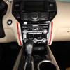 Red Carbon fiber Air conditioner switch side Sticker For Nissan Pathfinder 13-18