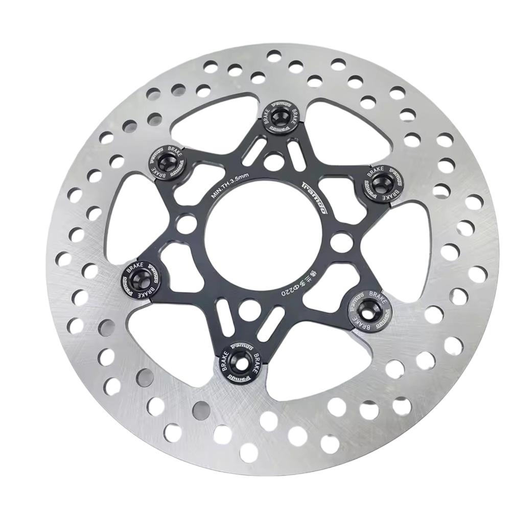 RPM motorcycle brake calipers with 220mm 4 holes Brake disc Center hole spacing 55mm CNC For Pitbike BWS Yamaha N1s Force M3 JOG 220mm black